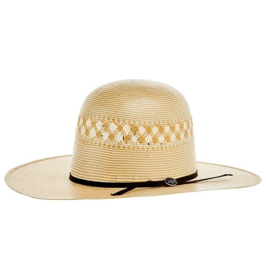 Straw Cowboy Hats * | Nrs 20X Wheat 4 Inch Brim Open Crown Straw Cowboy Hat