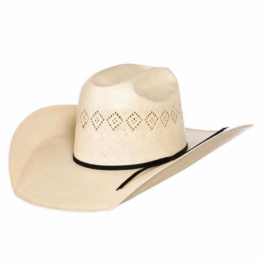 Straw Cowboy Hats * | Rodeo King 24K Shantung Diamond 4 1/2In. Brim Open Crown Straw Hat