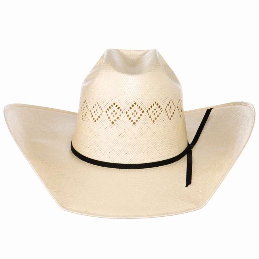 Straw Cowboy Hats * | Rodeo King 24K Shantung Diamond 4 1/2In. Brim Open Crown Straw Hat