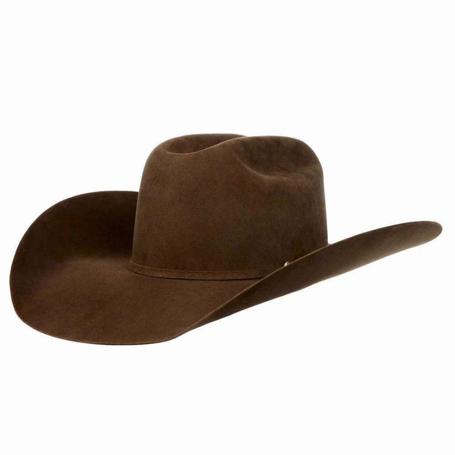 Felt Cowboy Hats * | Jw Brooks Custom Hats Saddle 8.5Oz Work Horse 5In. Brim Felt Cowboy Hat