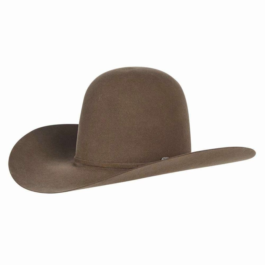 Felt Cowboy Hats * | American Hats 200X Pecan 4 /4In. Brim Felt Open Crown Cowboy Hat