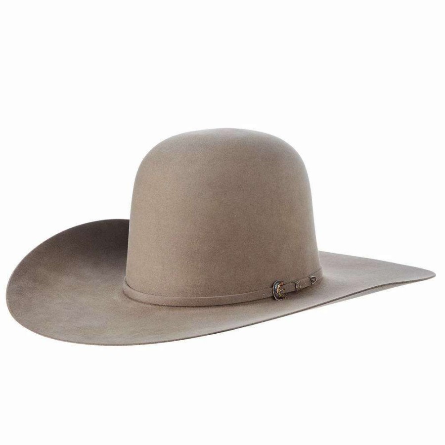 Felt Cowboy Hats * | Rodeo King 60X Pecan Self Band 4 1/2In. Brim Open Crown Felt Cowboy Hat