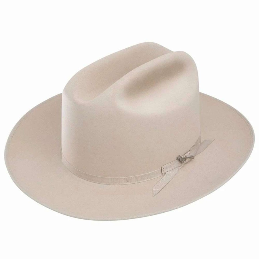 Felt Cowboy Hats * | Stetson Hats 6X Silver Belly Open Road 2-3/4In. Brim Pre-Creased Felt Cowboy Hat