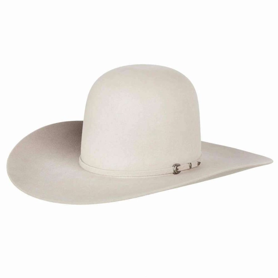 Felt Cowboy Hats * | Rodeo King 7X Silver Belly Open Crown 4-1/2In. Brim Self Banded Felt Cowboy Hat