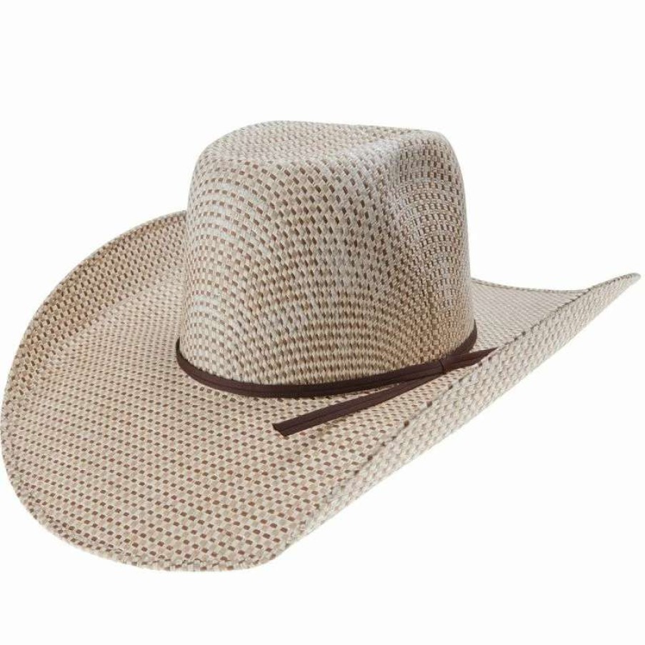 Straw Cowboy Hats * | Rodeo King 3 Tone Open Crown 4-1/2In. Brim Straw Cowboy Hat