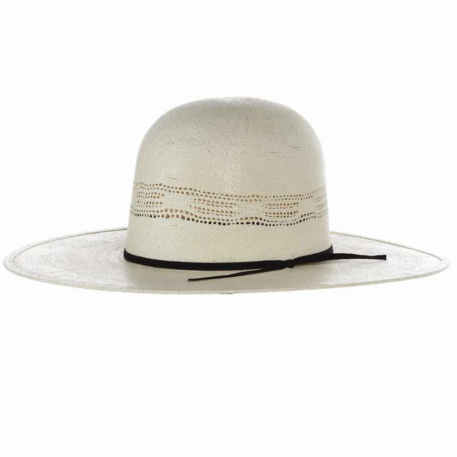 Straw Cowboy Hats * | Rodeo King Bangora Hd Ivory Burlap Open Crown 4 1/2In. Brim Straw Cowboy Hat