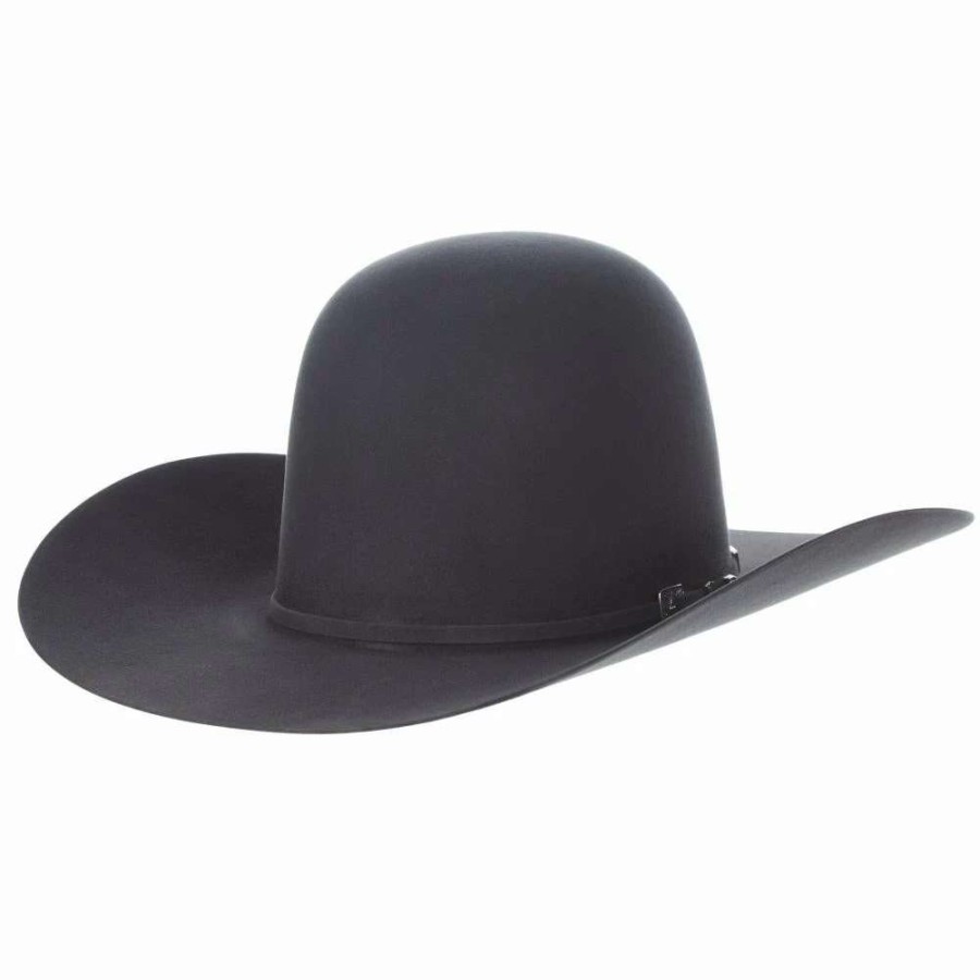 Felt Cowboy Hats * | American Hats Ahc 100X Steel Self Band 4 1/4In. Brim Open Crown Felt Cowboy Hat