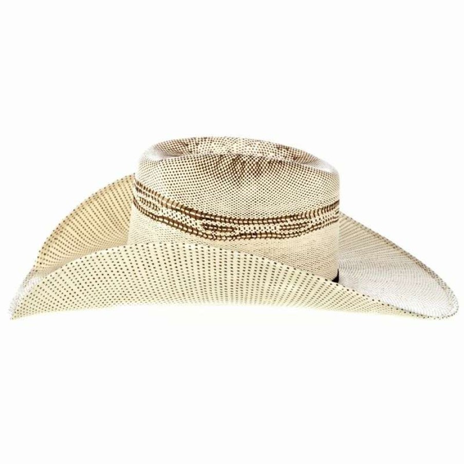 Straw Cowboy Hats * | Twister Brown Bangora Straw Cowboy Hat