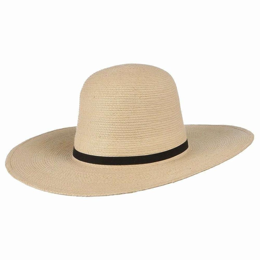 Straw Cowboy Hats * | Sunbody Hats 4 1/2In. Brim 5In. Open Crown Palm Leaf Cowboy Hat