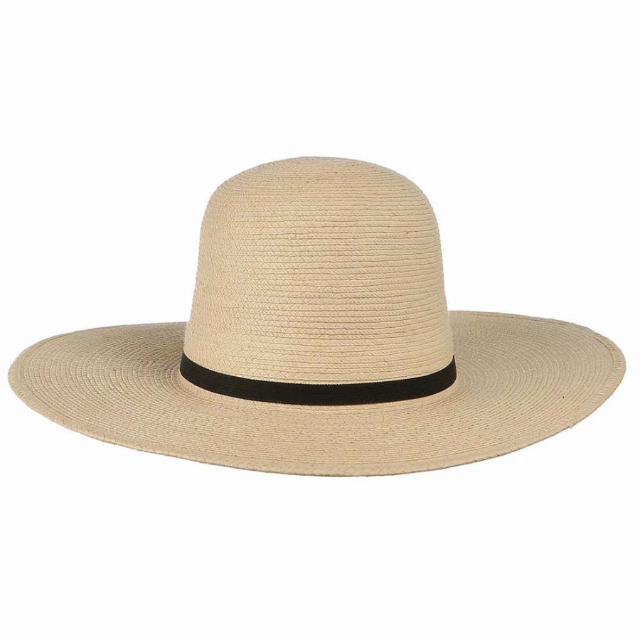 Straw Cowboy Hats * | Sunbody Hats 4 1/2In. Brim 5In. Open Crown Palm Leaf Cowboy Hat