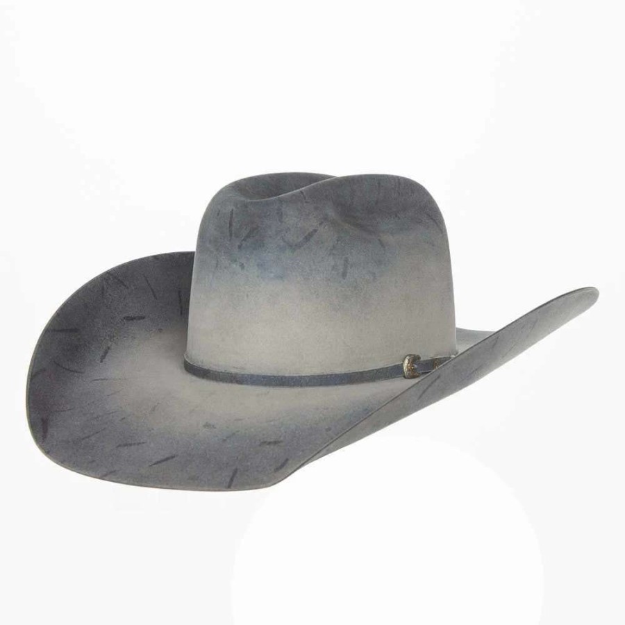 Felt Cowboy Hats * | Jw Brooks Custom Hats 50X Blue Roan 4 1/2In. Brim Felt Cowboy Hat