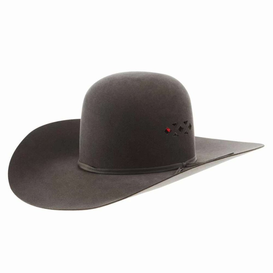 Felt Cowboy Hats * | Jw Brooks Custom Hats 6.5Oz Summer Felt Dove Grey 4 1/2In Brim Cowboy Hat