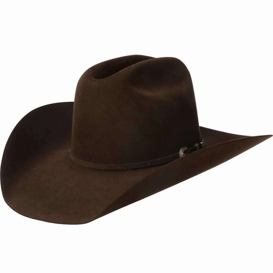 Felt Cowboy Hats * | American 200X Chocolate 4-1/4In. Brim Open Crown Felt Cowboy Hat