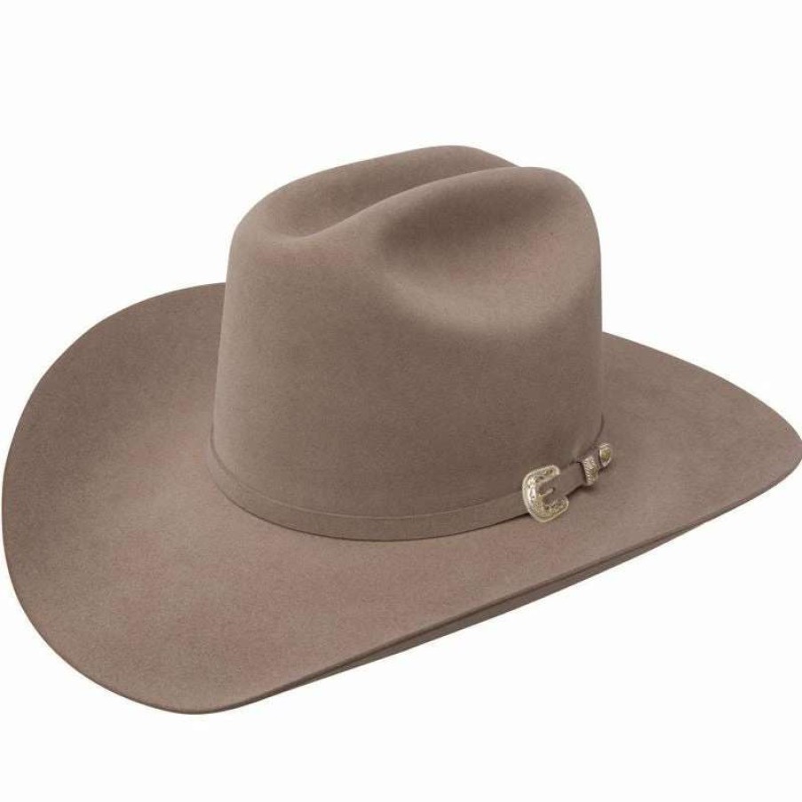 Felt Cowboy Hats * | Resistol 20X Tarrant Natural Open Crown Felt Cowboy Hat