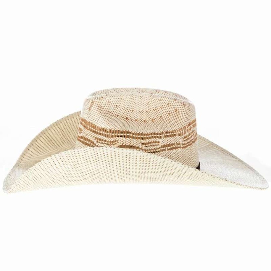 Straw Cowboy Hats * | Twister Tan Bangora Straw Cowboy Hat