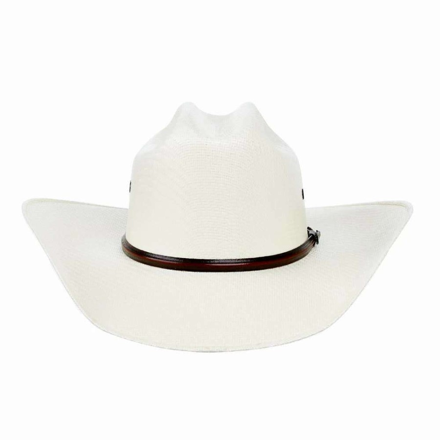 Straw Cowboy Hats * | Twister 5X Natural 4In. Brim With Eyelets Straw Cowboy Hat